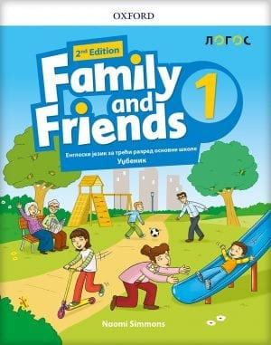 Family and Friends 1, udžbenik za engleski jezik za 3. razred osnovne škole sa CDom Novi Logos