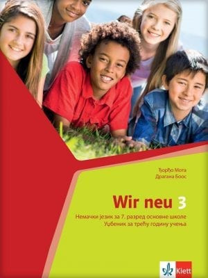 Wir Neu 3, udžbenik za nemački jezik za 7. razred osnovne škole sa CDom Klett