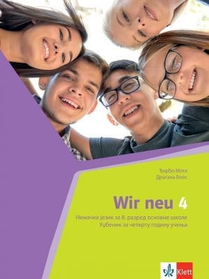 Wir Neu 4, udžbenik za nemački jezik za 8. razred osnovne škole sa CDom Klett