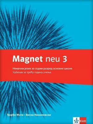 Magnet Neu 3, udžbenik za nemački jezik za 7. razred osnovne škole sa CDom Klett