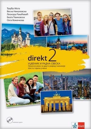 Nemački jezik Direkt 2, udžbenik i radna sveska za 2. razred gimnazije Klett