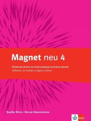 Magnet Neu 4, udžbenik za nemački jezik za 8. razred osnovne škole sa CDom Klett