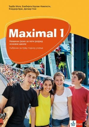 Maximal 1, udžbenik za nemački jezik za 5. razred osnovne škole sa CDom Klett