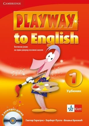 Playway to English 1, udžbenik iz engleskog jezika za 1. razred osnovne škole sa 3 CDa Klett