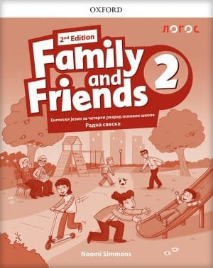 Family and Friends 2, radna sveska za engleski jezik za 4. razred osnovne škole Novi Logos