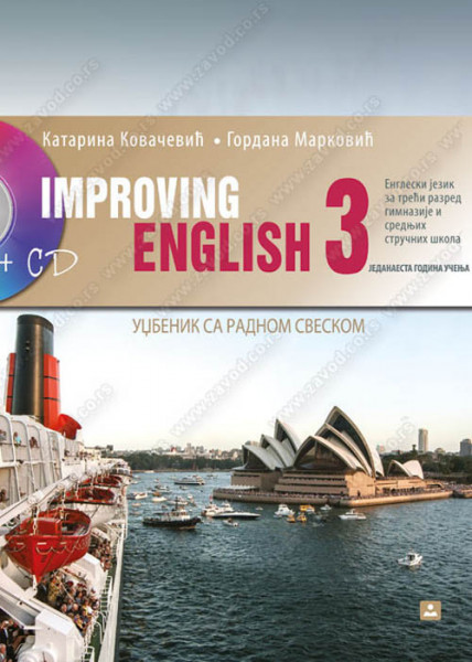 Improving english 3, udžbenik sa radnom sveskom za 3. razred srednje škole Zavod za udžbenike