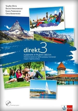 Nemački jezik Direkt 3, udžbenik i radna sveska za 3. razred gimnazije Klett