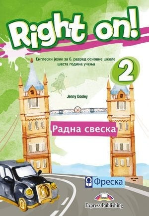 Right on 2, radna sveska za engleski jezik za 6. razred osnovne škole Freska