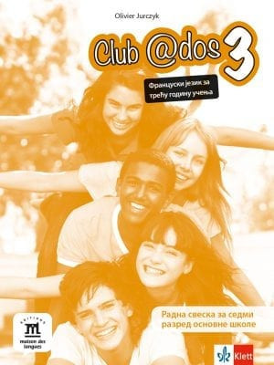 Club @dos 3, radna sveska za francuski jezik za 7. razred osnovne škole sa CDom Klett