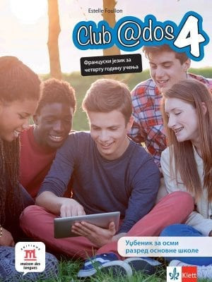 Club @dos 4, udžbenik za francuski jezik za 8. razred osnovne škole sa CDom Klett