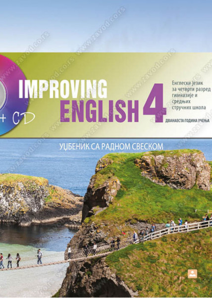 Improving english 4, udžbenik sa radnom sveskom za 4. razred srednje škole Zavod za udžbenike