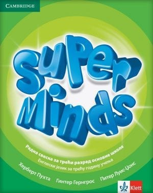 Super Minds 3, radna sveska iz engleskog jezika za 3. razred osnovne škole sa 3 CDa Klett