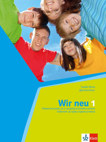 Wir Neu 1, udžbenik za nemački jezik za 5. razred osnovne škole sa CDom Klett