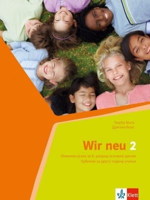 Wir Neu 2, udžbenik za nemački jezik za 6. razred osnovne škole sa CDom Klett
