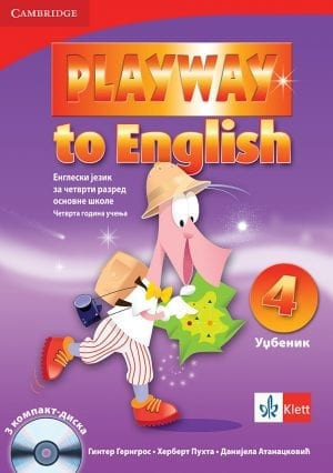 Playway to English 4, udžbenik za 4. razred osnovne škole sa 3 CDa Klett