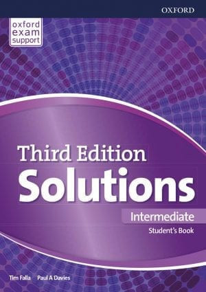Engleski jezik Solutions Intermediate 3rd Edition, udžbenik za 2. i 3. razred srednje škole Novi Logos