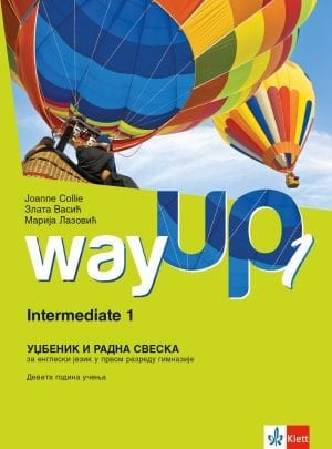 Engleski jezik Way Up 1 Intermediate 1, udžbenik i radna sveska za 1. razred gimnazije (deveta godina učenja) + CD Klett