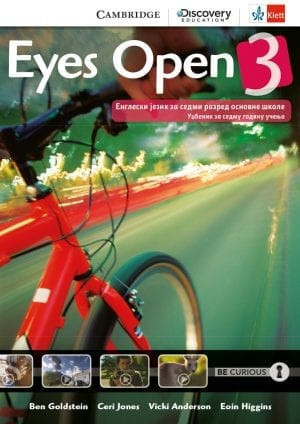 Eyes Open 3, udžbenik za engleski jezik za 7. razred osnovne škole sa 3 CDa Klett