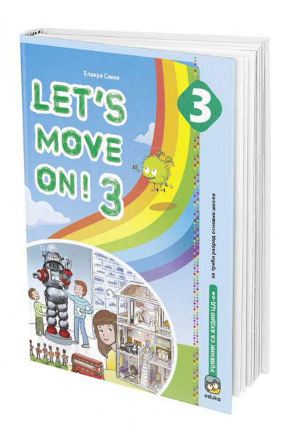 Let's move on! 3, udžbenik iz engleskog jezika sa CDom za 3. razred osnovne škole Eduka