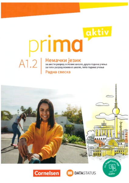 Prima aktiv A1.2, radna sveska iz nemačkog jezika za 6. razred osnovne škole Data status