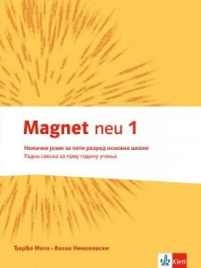 Magnet neu 1, radna sveska za nemački jezik za 5. razred osnovne škole (QR ) Klett
