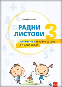 Matematika 3, radni listovi za 3. razred osnovne škole Klett