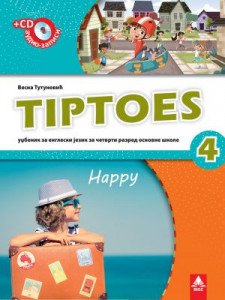 Tiptoes 4, udžbenik i CD iz engleskog jezika za 4. razred osnovne škole Bigz