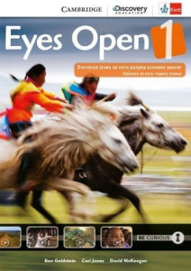 Eyes Open 1, udžbenik za engleski jezik za 5. razred osnovne škole (QR) Klett