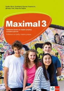 Maximal 3, udžbenik za nemački jezik za 7. razred osnovne škole (QR) Klett