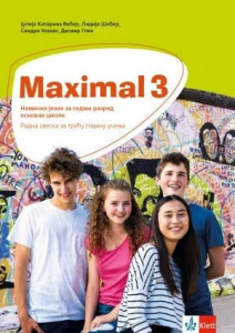 Maximal 3, radna sveska za nemački jezik za 7. razred osnovne škole (QR) Klett
