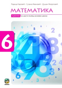 Matematika 6, radni udžbenik za 6. razred osnovne škole Karović Eduka
