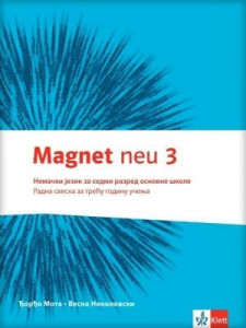 Magnet neu 3, radna sveska za nemački jezik za 7. razred osnovne škole (QR) Klett