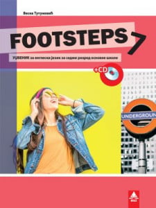 Footsteps 7, udžbenik i CD iz engleskog jezika za 7. razred osnovne škole Bigz
