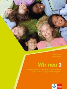 Wir Neu 2, radna sveska za nemački jezik za 6. razred osnovne škole (QR) Klett