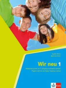 Wir Neu 1, radna sveska za nemački jezik za 5. razred osnovne škole (QR) Klett