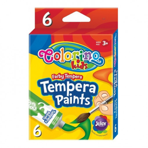 TEMPERA 6 CULORI 12 ML COLORINO