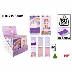 Un23002 notebook fantasy 100*195 mm,90 coli,80 gr
