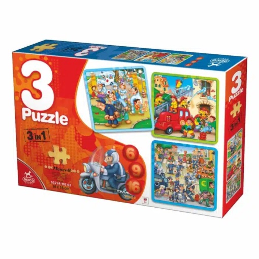Puzzle 3 in 1 meserii