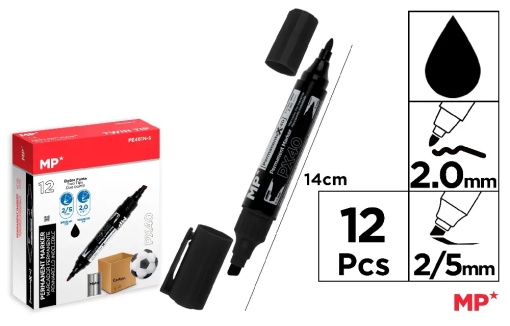 Pe461n-s marker permanent 2 capete 2-5 mm