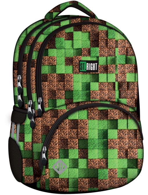 Rucsac ergonomic Pixel Cubes 4 fermoare