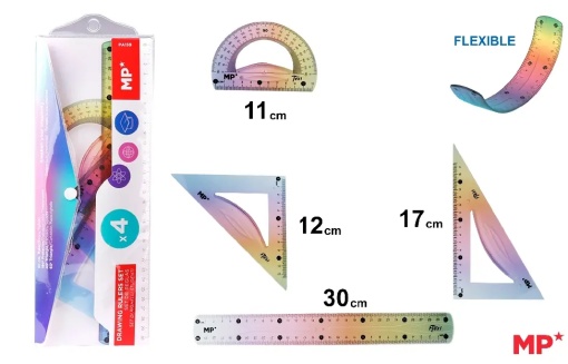 PA159 trusa geometrie 4 piese flexibila