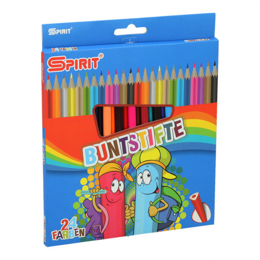 Creioane colorate 24 culori Tip Top
