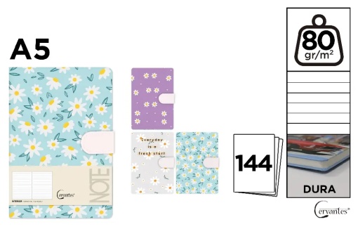 Notebook 13.4*19cm cu magnet