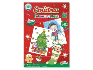 800006 Xmas carte de colorat A4