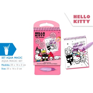 Carte magica de colorat cu apa Hello Kitty si Paw Patrol