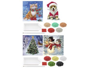 CR8024 Xmas diamond painting - Img 2
