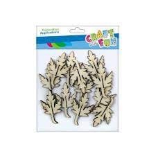 Craft frunze lemn 12/set - Img 2