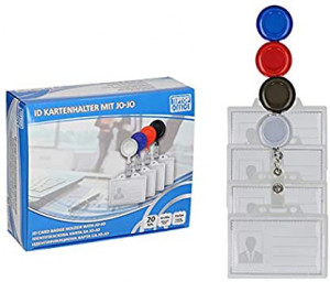Ecuson retractabil cu clips Tip Top