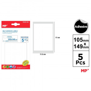 Eticheta adeziva 105*149mm 5/set