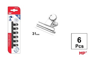 PA392 clipsuri hartie inox 31 mm 6/set